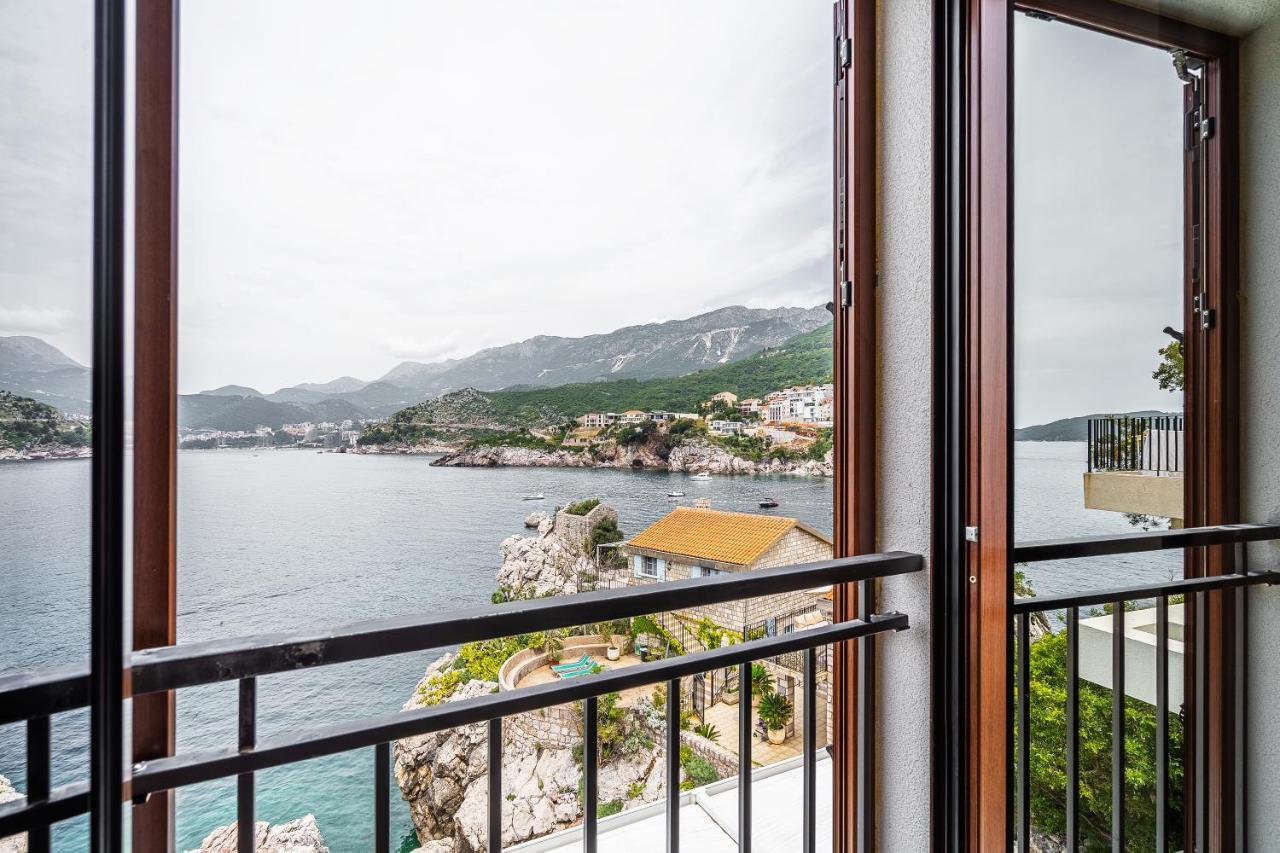 Blanche Cliff Apartments Sveti Stefan Exterior foto