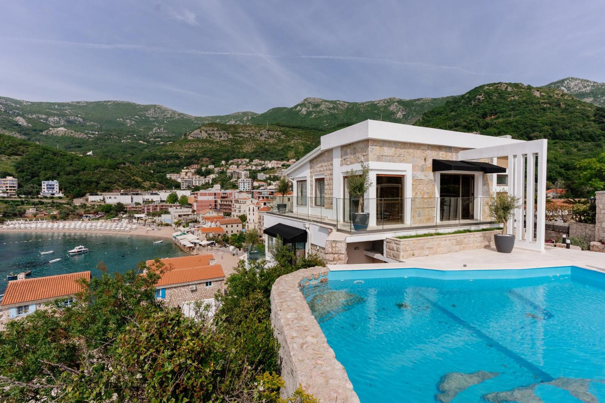 Blanche Cliff Apartments Sveti Stefan Exterior foto