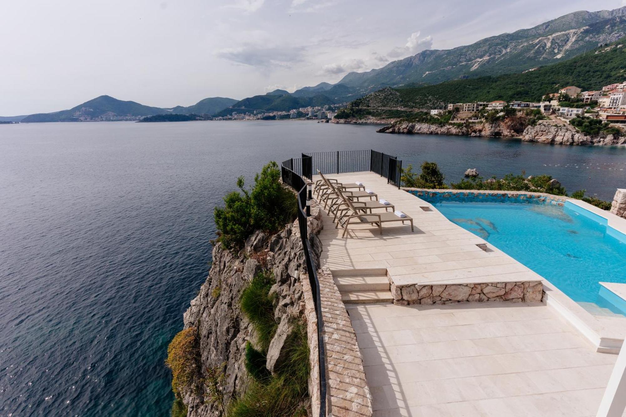 Blanche Cliff Apartments Sveti Stefan Exterior foto