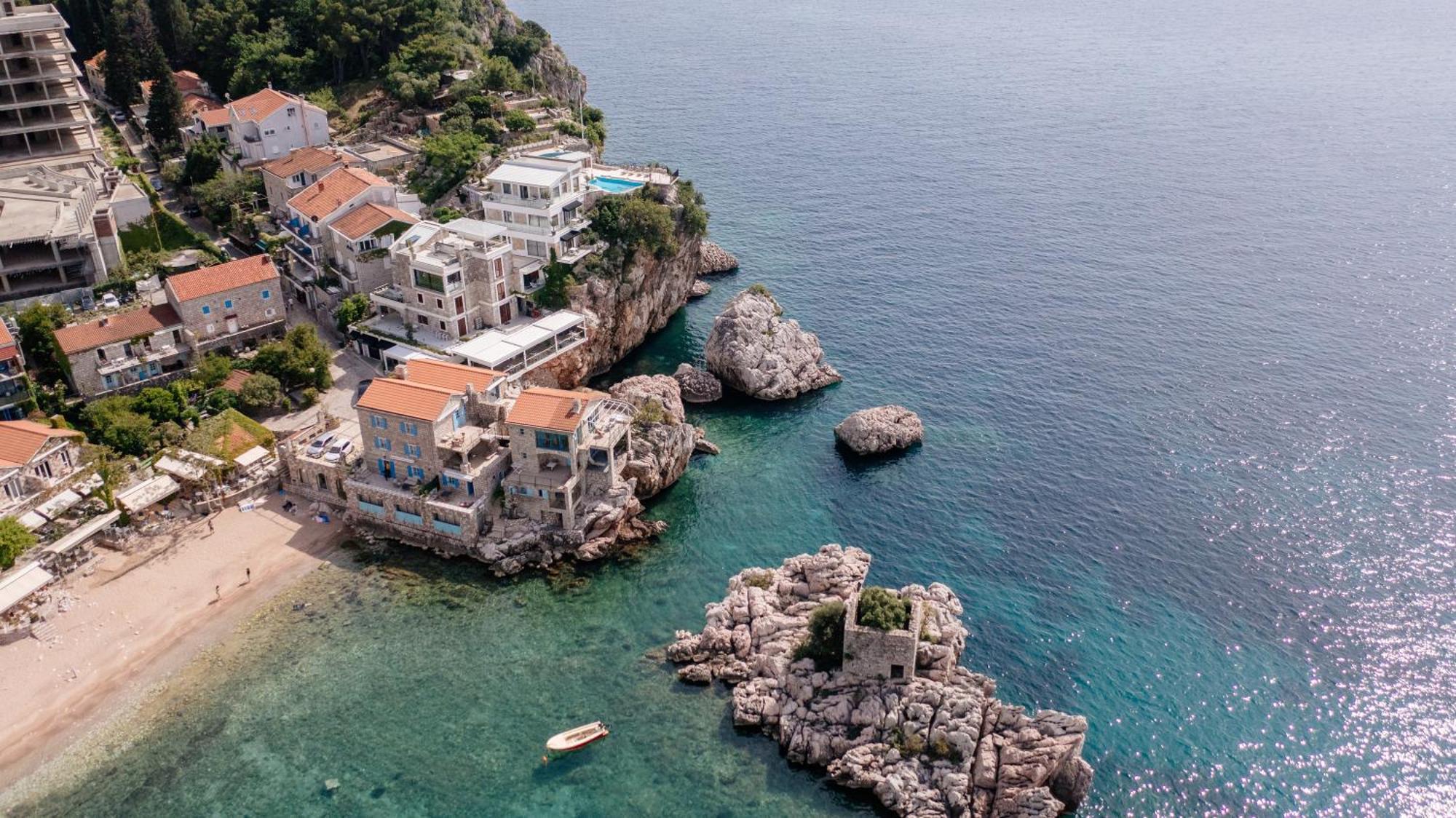 Blanche Cliff Apartments Sveti Stefan Exterior foto