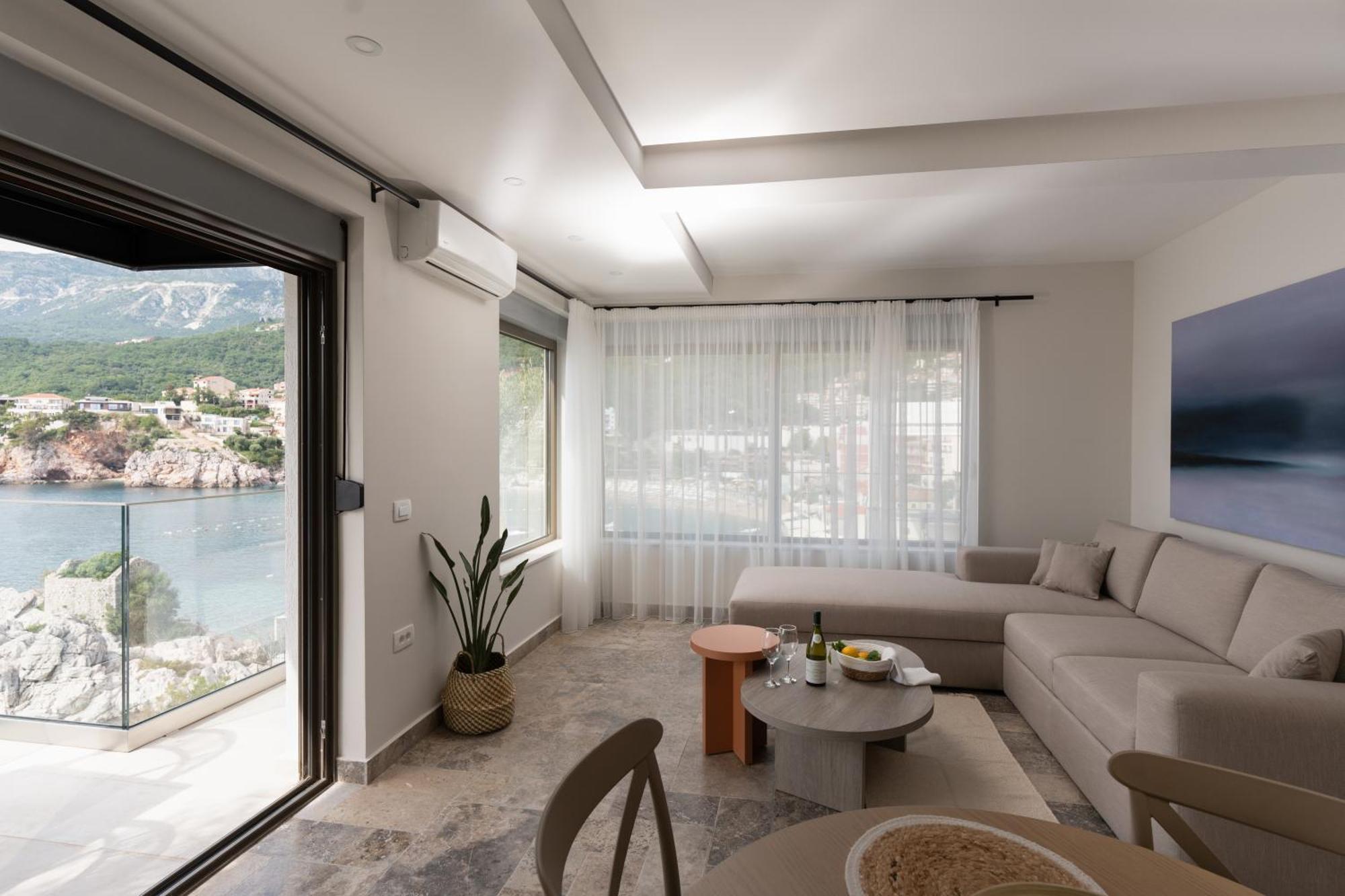 Blanche Cliff Apartments Sveti Stefan Exterior foto