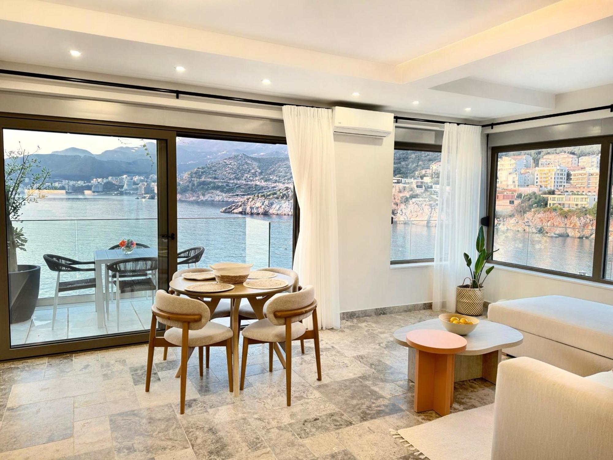 Blanche Cliff Apartments Sveti Stefan Exterior foto