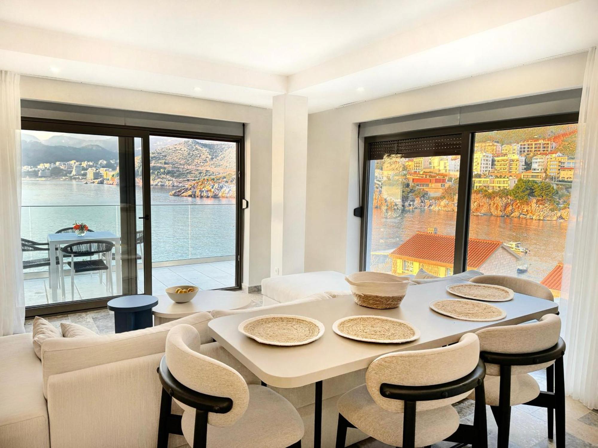 Blanche Cliff Apartments Sveti Stefan Exterior foto