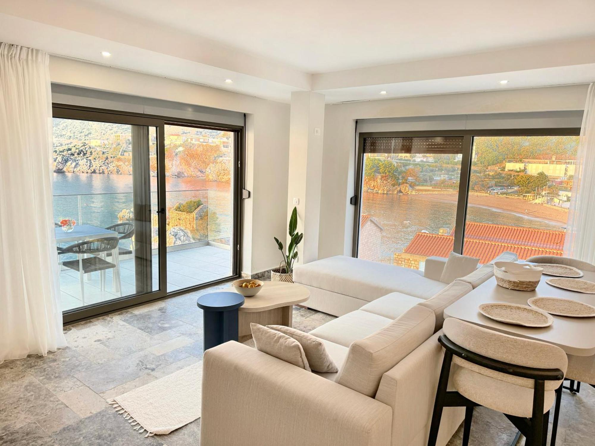 Blanche Cliff Apartments Sveti Stefan Exterior foto